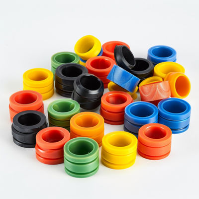 Mua Tùy chỉnh chống nhiệt độ lên đến 200C Microwave Extruded Black Rubber Molding Parts online manufacture