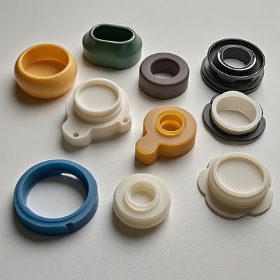 Beli Bagian silikon khusus tahan suhu Komponen silikon berbentuk untuk aplikasi industri online manufacture