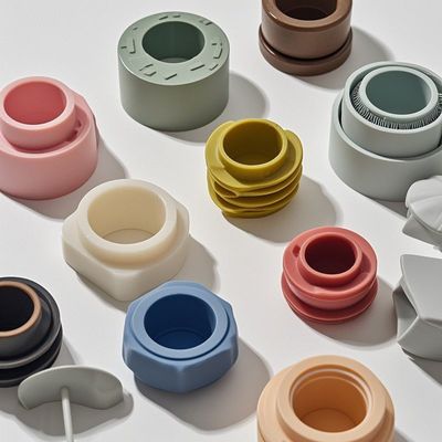 kopen NBR EPDM SBR NR Custom Molded Silicone Parts 20-90 Shore A Silicone Injection Molding online manufacture