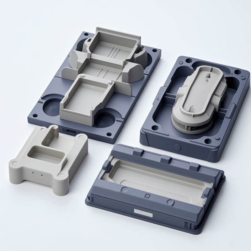 Peças de moldagem por injecção de protótipos personalizados ISO9001 Serviços de moldagem por injecção de cores personalizados