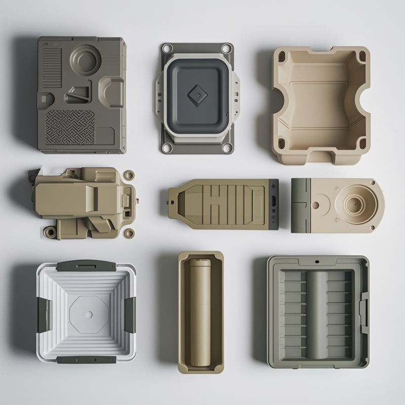 ABS Plastic Injection Molded Parts 60s Cycle Side Gatefor Recyclable Plastic Injection Parts