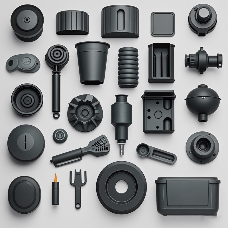 ABS Plastic Injection Molded Parts 60s Cycle Side Gatefor Recyclable Plastic Injection Parts