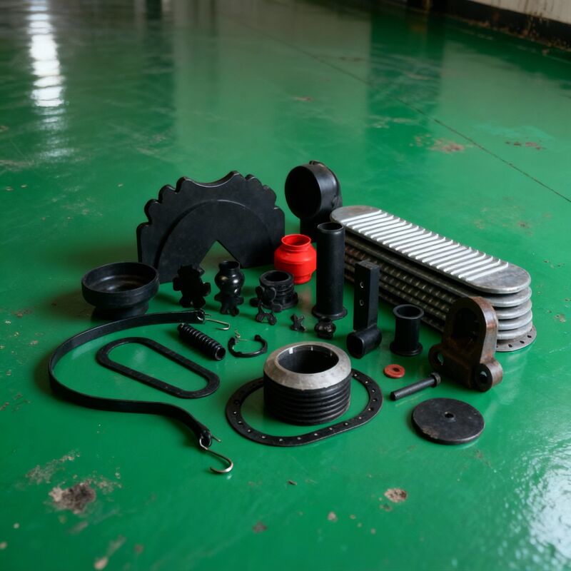 Hot Runner EPDM Rubber Products  Cold Runner Multi Cavity Rubber Moulding Parts