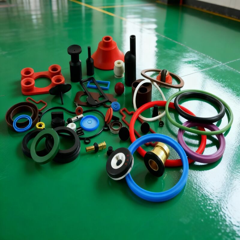 Food Safe Customizable Size Rubber Parts and Silicone Parts with ISO9001 Certified Rubber Injection Mold